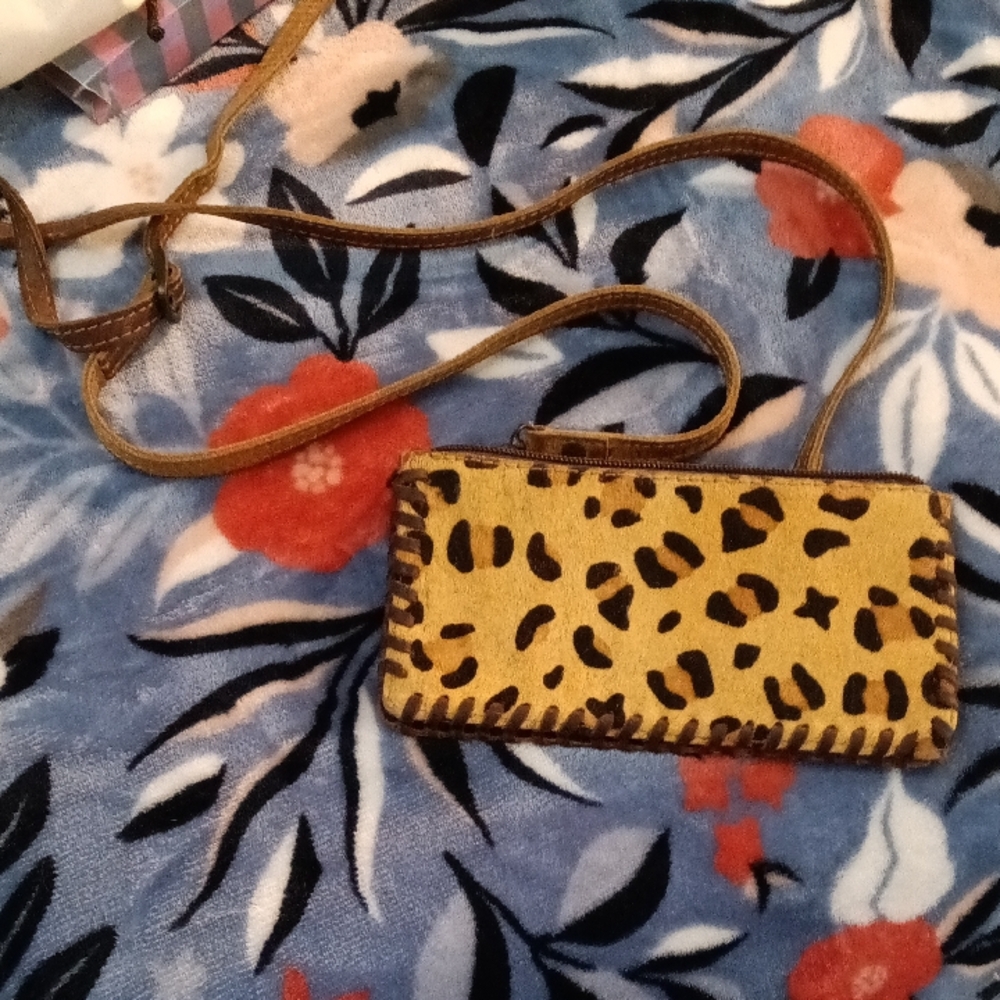 Leopard Print Crossbody Bag